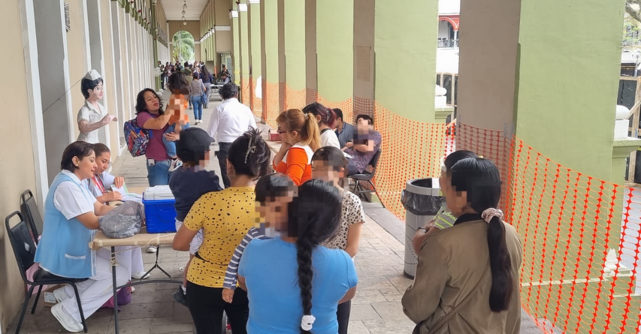 Abre Salud Municipal módulo de vacunación en palacio municipal de Córdoba